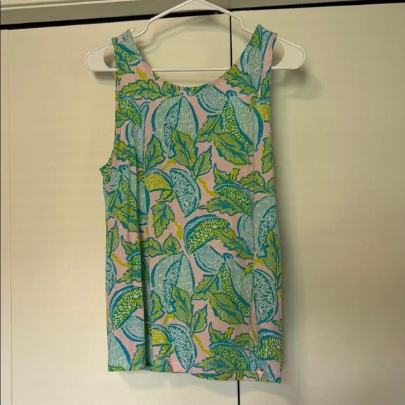 Lilly Pulitzer Kristen Tank Top - Vitamin Sea - Picture 1 of 9